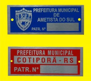 Plaquetas de Patrimonio Modelos