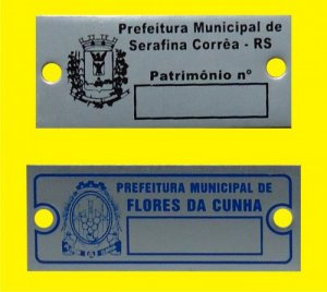 Plaquetas de Patrimonio Modelos